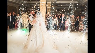 Перший танець (важкий дим, конфеті, холодні вогні) ресторан "Старий Косів" Коломия