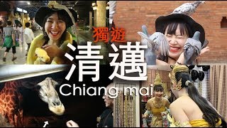 【空姐什麼】獨遊泰國清邁！4天自由行好好玩！塔佩門/柴迪隆寺/影寫真/夜間動物園／鳳飛飛豬腳飯