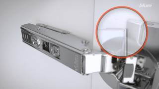 Установка петли Blum CLIP top BLUMOTION с технологией INSERTA