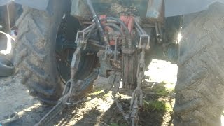 ЮМЗ-6 турбо, замена изношенной навески