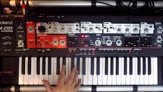 ROLAND SH201- Sound Design Tutorial - Thriller Michael Jackson