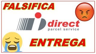 DIRECT PARCEL SERVICE FALSIFICA ENTREGA