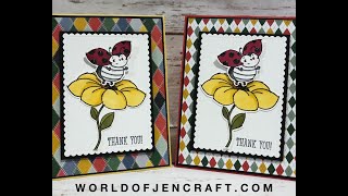 Stampin' Up! Little Ladybug Using Scan n Cut