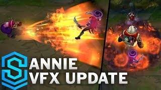 Annie Visual Effect Update Comparison - All Skins | League Of Legends