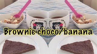 [receta] #StayHealthy: brownie choco/banana saludable | giatosetti♥