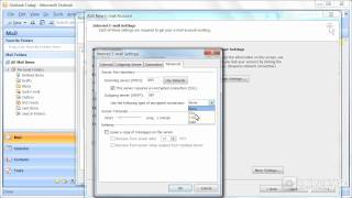 How to configure a Gmail account with POP access with Outlook 2007?