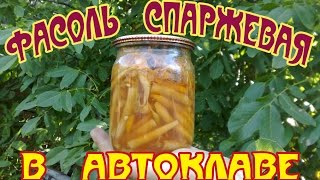 Спаржевая фасоль консервированная в автоклаве. Заготовки на зиму.