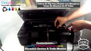 Instalacion Sistema De Tinta Continua Para Impresoras Que Usan Cartuchos HP 670