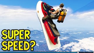 GTA 5 Jetpack & Jet Ski? Incredible Results! (Grand Theft Auto 5 Gameplay)