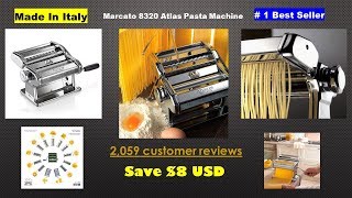 Marcato 8320 Atlas Pasta Machine Made in Italy 2019 - best pasta maker 2019 - pasta maker reviews