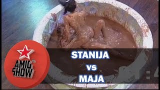 Stanija vs Maja - Rvanje u čokoladi (Ami G Show S11)