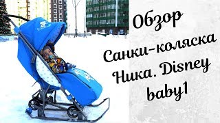 ОБЗОР Санки-коляска Ника Disney baby1 (дисней беби 1)