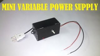 Mini Variable Power supply