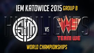 Team WE vs TSM Highlights - IEM World Championship S5 2015 - WE vs TSM