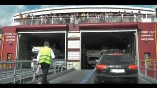 Mit dem Auto auf die Fjordline Fähre von Hirtshals nach Kristiansand