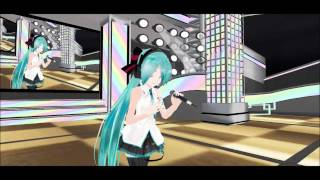 MMD - Ai Kotoba - Lat Ponytail Miku
