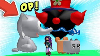 Getting DARK SOUL, ELEPHANT PLUSHIE and CATMOUSE PET *Clown Rewards* in Roblox Bubble Gum Simulator!