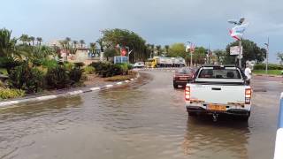 חדשות אילת *  ערב ערב באילת - הצפות באזור התיירות באילת