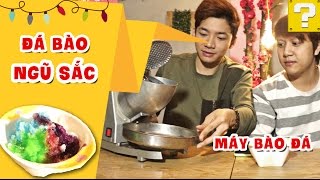 LÀM ĐÁ BÀO NGŨ SẮC - MÁY BÀO ĐÁ MỊN NHƯ TUYẾT - QUÁN CAFE GẤU LỚN