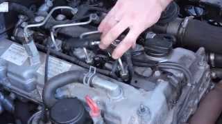 Ssang Yong Kyron. Замена свечи накала на Ssang Yong Kyron. Replacing the glow plugs for Ssangyong