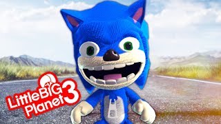 Sonic The Hedgehog Movie Improved Trailer - LittleBigPlanet 3 Animation