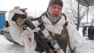 Снайпер "ДОК" мстит за погибшего отца. Ополченцы, Новороссия.