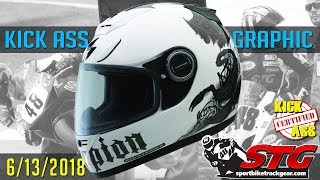 STG Kick Ass Helmet Graphic of the Week 6/13/2018 | Sportbiketrackgear.com