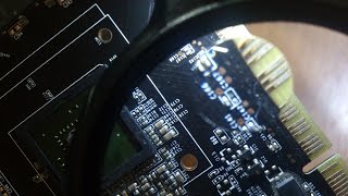 Замена конденсатора PCI-E слота. Чем заменить. Ремонт видеокарты NVIDIA GT540 4GB.