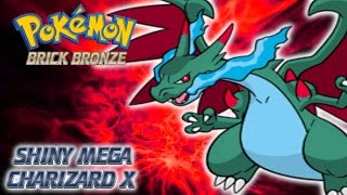Roblox Pokemon Brick Bronze - #37 "Shiny Mega Charizard X!" - Live Commentary