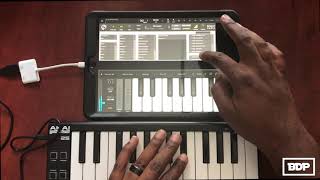 Making Simple Trap Beat with Beatmaker 3 with Midi Keyboard + Beat
