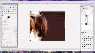 Tutorial für Fortgeschrittene: wie erstellt man ein Howrse Layout mit Gimp
