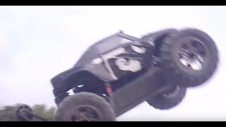 RC Cars at the BMX Park (Losi Mini 8IGHT T and HPI Savage XS Flux) Major Bash Session