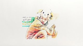 [speed drawing] bts JIMIN fanart - 033 (bts 지민 팬아트) [NOCEKKO]