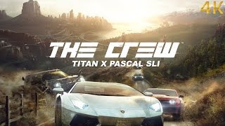 The Crew | Titan X Pascal SLI | 4K | Nvidia HB SLI Bridge Performance Test | 60FPS