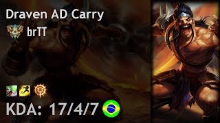 Draven AD Carry vs Lucian - brTT - BR Challenger Patch 7.23