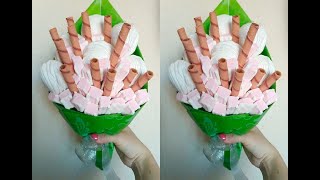 Зефирный букет, сделай сам