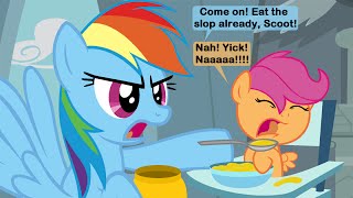 MLP Comic Dub: ‘Feeding Scootaloo’ (comedy)