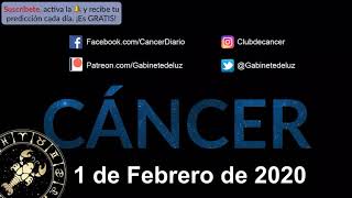 Horóscopo Diario - Cáncer - 1 de Febrero de 2020