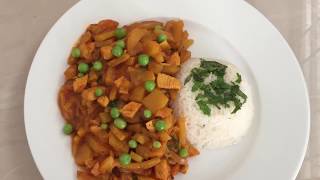 Olluquito con pollo (COMIDA PERUANA)