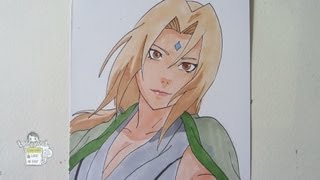 How to draw Tsunade 綱手