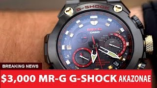 Casio G-Shock MR-G GPS Solar Watch MRG-G1000B-1A4 AKA-ZONAE New 2017 Rare G-Shock