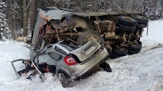 Жесткие аварии 2й недели Января 2016