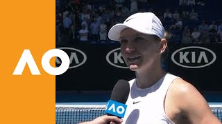 Simona Halep: "I felt great today!" | Australian Open 2020 On-Court Interview QF