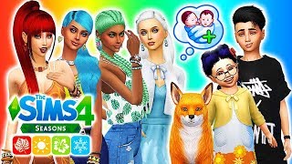 ??THE FOUR IMMORTAL SISTERS RETURN!?⛄ Sims 4 Four Immortal Sisters SEASONS Challenge (Ep 8)