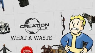 Fallout 4 Creation Club: What a Waste, Bethesda why, just why?