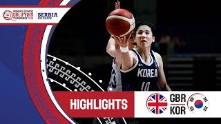Great Britain v Korea - Highlights - FIBA Women's Olympic Qualifying Tournament 2020