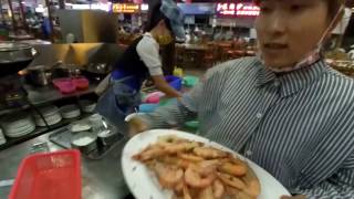 Санья, Китай | Ужин на рыбном рынке. Остров Хайнань.