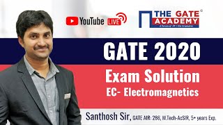 LIVE GATE 2020 Solutions with Answer Key for Electromagnetic Theory – Electronics Engineering