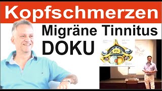 Vortrag: Migräne Kopfschmerzen / Ischias Rückenschmerzen / Tinnitus Hörsturz Therapie Doku