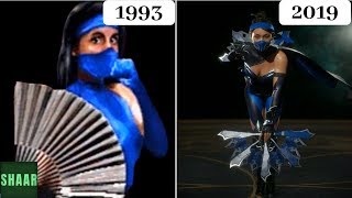 Evolution of Kitana Victory Poses (1993-2019) MKII-MK11